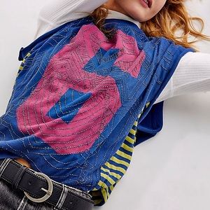 FREE PEOPLE SOLD OUT BEADED T SHIRT!!!!! Size medium. Cutest ever!